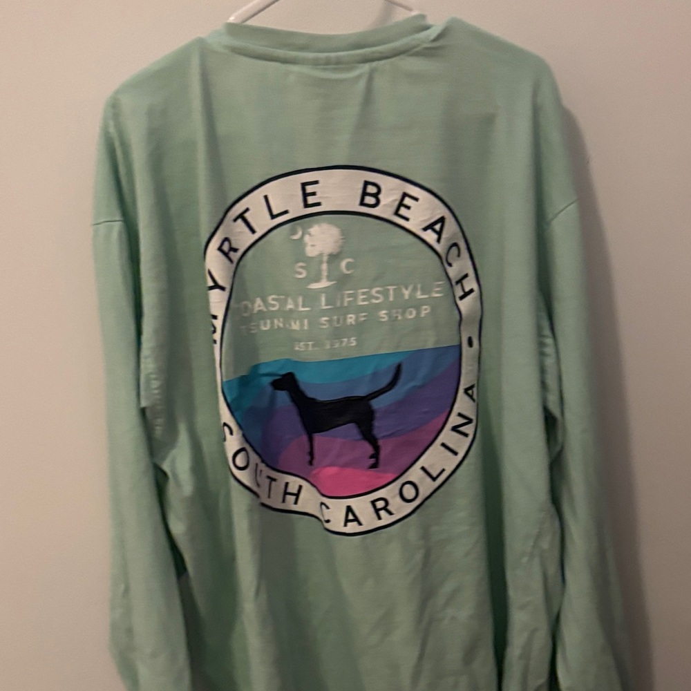 Mint Green Long Sleeve Top